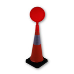 RS PRO Weighted Orange 75 cm Polyethylene Traffic Cone