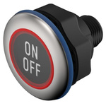 EAO Capacitive Switch NO,Illuminated, Green, IO-Link, IP69K