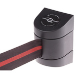 Tensator Black & Red PET Retractable Barrier, 4.6m