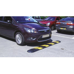 RS PRO High Visibility Rubber Speed Bump, 300mm x 1.83 m x 55 mm, 30km/h Speed Limit