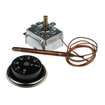RS PRO Capillary Thermostat, +90°C Max, SPDT, Automatic Reset, Panel Mount