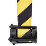 Tensator Black & Yellow PET Retractable Barrier, 3.65m