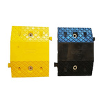 RS PRO High Visibility Rubber Speed Bump, 400mm x 250 mm x 70 mm, 15km/h Speed Limit