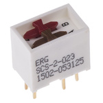 ERG 2 Way Through Hole DIP Switch DPDT