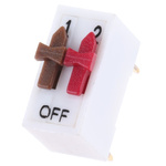 ERG 2 Way Through Hole DIP Switch SPST
