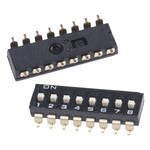 Omron 8 Way Surface Mount DIP Switch 8P