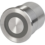 Schurter Illuminated Piezo Switch, Latching, SPDT, IK02, IP67, IP69K, , 100 mA, -40 → +85°C