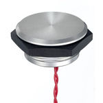 APEM Piezo Switch, Momentary, 1NO, IP68, IP69K, Flying Lead, 1 A, -40 → +75°C Natural