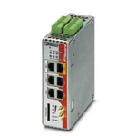 1010461 | Phoenix Contact Industrial Router, 4 ports - RJ45 Connections, 0.1152Mbit/s Transmission Speed DIN Rail