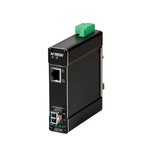 1002MC-SX | Red Lion RJ45 Media Converter, Multi Mode, 10/100 Mbps, 1000 Mbps, Half/Full Duplex 550m