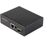 IMC1GSFP | Startech RJ45, SFP Ethernet Media Converter, Single Mode, 10 Mbps, 100 Mbps, 1000 Mbps, Full Duplex
