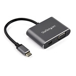 CDP2MDPVGA | StarTech.com USB C to Mini DisplayPort, VGA Adapter, 1 Supported Display(s) - 3840x2160, 1920x1080