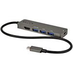DKT30CHPD3 | StarTech.com 4K USB-C USB Docking Stations with HDMI - 4 x USB ports, USB A, USB C