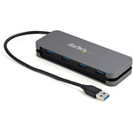 HB30AM4AB | StarTech.com 4x USB A Port Hub, USB 3.2 - USB Bus Powered