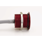RS PRO Illuminated Piezo Switch, Momentary (NO), SPST, IP69, Cable, 200 mA, -20 → +75°C Red