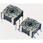 Hartmann 10 Way Through Hole DIP Switch 10P, Rotary Flush Actuator