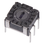 Hartmann 16 Way Through Hole DIP Switch 16P, Rotary Flush Actuator