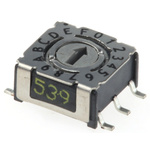 Hartmann 16 Way Surface Mount DIP Switch, Rotary Flush Actuator