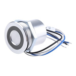 Schurter Illuminated Piezo Switch, SPST, IP69K, Through Hole, 100 mA @ 60 V, -40 → +85°C