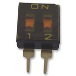 Omron 2 Way Through Hole DIP Switch DPST