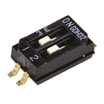 TE Connectivity 2 Way Surface Mount DIP Switch DPST