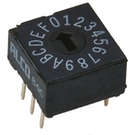 TE Connectivity 16 Way Through Hole DIP Switch 16P, Rotary Flush Actuator