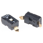 Omron 1 Way Surface Mount DIP Switch SPST