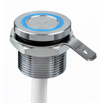 APEM Illuminated Piezo Switch, Momentary, Pulse, SPST, IP68, Flying Lead, 200 mA @ 24 V dc, -40 → +75°C