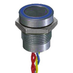 APEM Illuminated Piezo Switch, Momentary, Pulse, SPST, IP68, Through Hole, 200 mA @ 24 V dc, -40 → +75°C