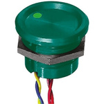 APEM Illuminated Piezo Switch, Momentary, Pulse, SPST, IP68, Wire Lead, 200 mA @ 24 V dc, -40 → +75°C