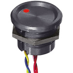 APEM Illuminated Piezo Switch, Momentary, Pulse, SPST, IP68, Wire Lead, 200 mA @ 24 V dc, -40 → +75°C
