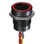 APEM Illuminated Piezo Switch, Momentary, Pulse, SPST, IP68, Flying Lead, 200 mA @ 24 V dc, -40 → +75°C