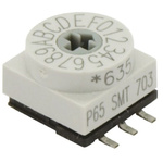 APEM 10 Way Surface Mount DIP Switch SPST, Rotary Flush Actuator