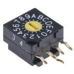 KNITTER-SWITCH 16 Way Through Hole DIP Switch, Rotary Flush Actuator