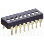 TE Connectivity 6 Way Through Hole DIP Switch SPST