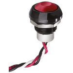 IP67 Hall Effect Push Button Switch 5mA 50mA Plunger Pre-wired Momentary, -40 → +85°C, 3.5 → 14.5 V
