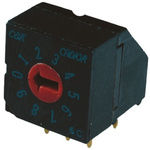 C & K 16 Way Through Hole DIP Switch, Flush Actuator