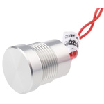 CAMDENBOSS Piezo Switch, Momentary, 1-pole on-off switch, IP68, Wire Lead, 200 mA @ 24 V, -40 → +125°C Natural