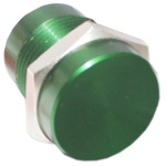 CAMDENBOSS Piezo Switch, Momentary, 1-pole on-off switch, IP68, Wire Lead, 200 mA @ 24 V, -40 → +125°C Green