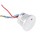 CAMDENBOSS Illuminated Piezo Switch, Momentary, SPST, IP68, Wire Lead, 200 mA@ 24 V, -40 → +125°C