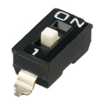 APEM 1 Way Surface Mount DIP Switch SPST, Raised Actuator Slide Actuator