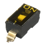 APEM 1 Way Surface Mount DIP Switch SPST, Recessed Actuator Slide Actuator