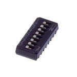 Nidec Components 8 Way Surface Mount DIP Switch SPST