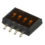 Apem 4 Way Surface Mount DIP Switch SPST