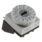 Hartmann 16 Way Through Hole DIP Switch, Slot Actuator