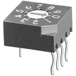 KNITTER-SWITCH 10 Way Through Hole Rotary Switch, Rotary Coded Actuator
