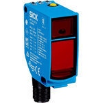 Sick Background Suppression Photoelectric Sensor, Block Sensor, 50 mm → 2.5 m Detection Range