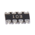 Bourns CAT16 Series 10kΩ ±5% Isolated SMT Resistor Array, 4 Resistors, 0.25W total 1206 (3216M) package Concave