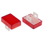461412-605 | Red Rectangular Push Button Lens for use with Push Button Switch