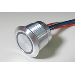Capacitive Touch Switch,Illuminated, Red, NPN, IP68